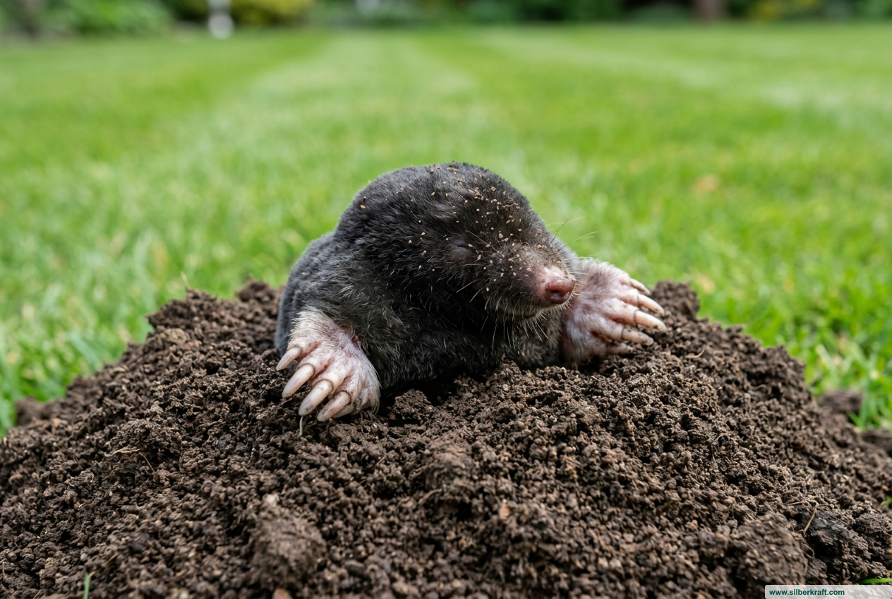 Maulwurf Hügel im Garten: Alles über Schutz, Nutzen und sanfte Abhilfe