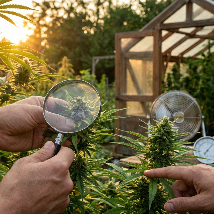 Cannabis Schimmel erkennen und vermeiden: Der ultimative Guide für Grower