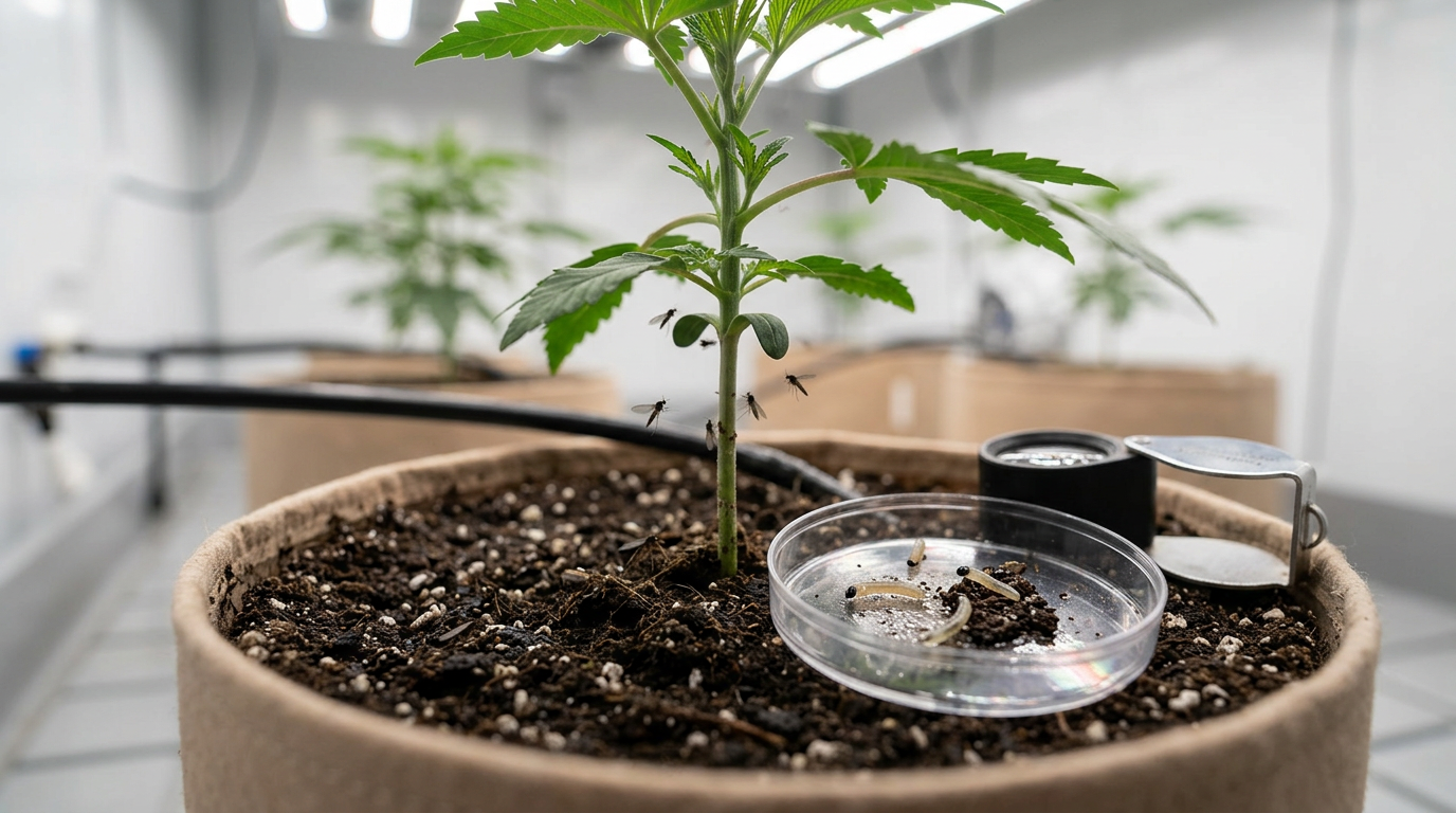 Cannabis Trauermücken