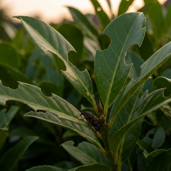 Dickmaulrüssler am Kirschlorbeer bekämpfen: Experten-Tipps für eine gesunde Hecke