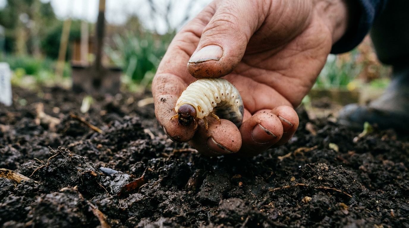 Engerlinge in der Erde: Schädlinge erkennen und biologisch bekämpfen