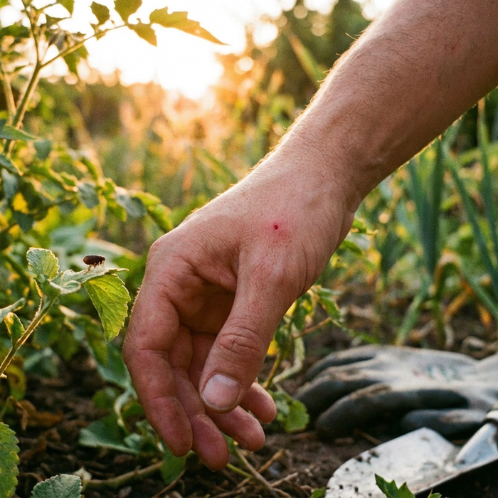 Erdflöhe Stiche: Können die Garten-Schädlinge Menschen beißen?