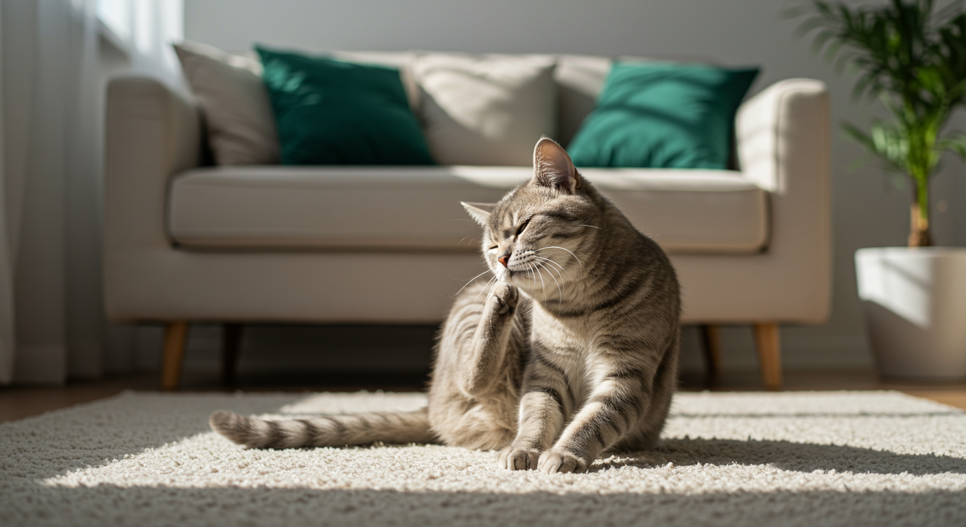 Flöhe bei Katzen: Erkennen und Behandeln