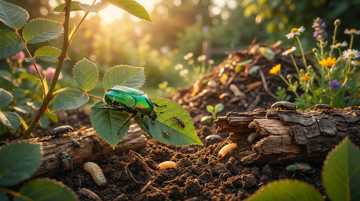 Grüner Junikäfer: Erkennung, Biologie und effektive Bekämpfung