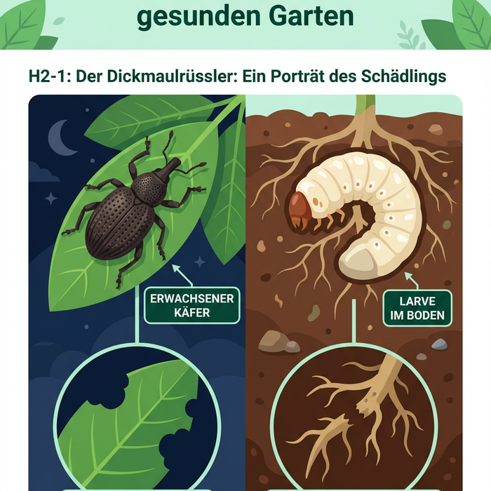 Täterprofil: Der Dickmaulrüssler und sein Schadbild