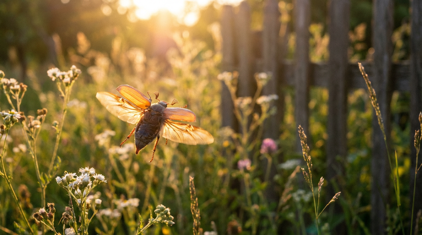Junikäfer fliegend: Alles über Flugzeit, Verhalten und Bekämpfung