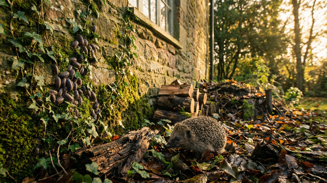 Kellerasseln an der Hauswand: Ursachen & tierfreundliche Lösungen