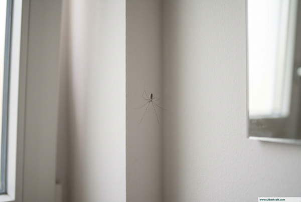 Kleine weiße Spinne im Haus: Arten erkennen und richtig handeln