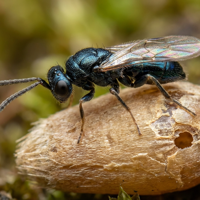 Lagererzwespen gegen Kugelkäfer: Biologische Bekämpfung effektiv und sicher