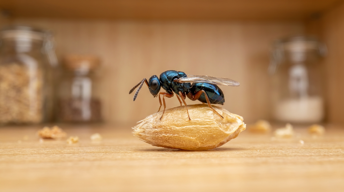 Lagererzwespen Schlupfwespen Unterschied: Den richtigen Nützling gegen Vorratsschädlinge finden