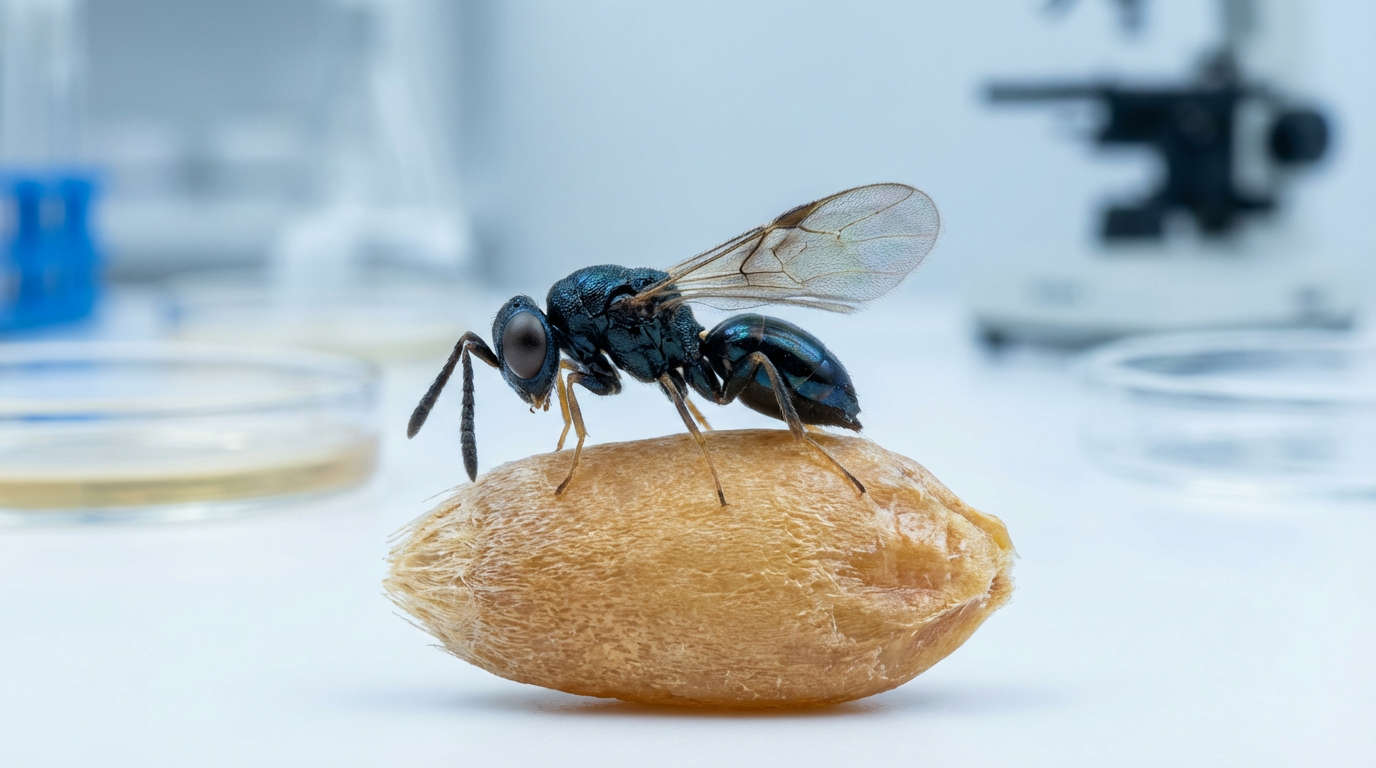 Lagererzwespen im Schlafzimmer: Vorratsschädlinge in Kissen biologisch bekämpfen