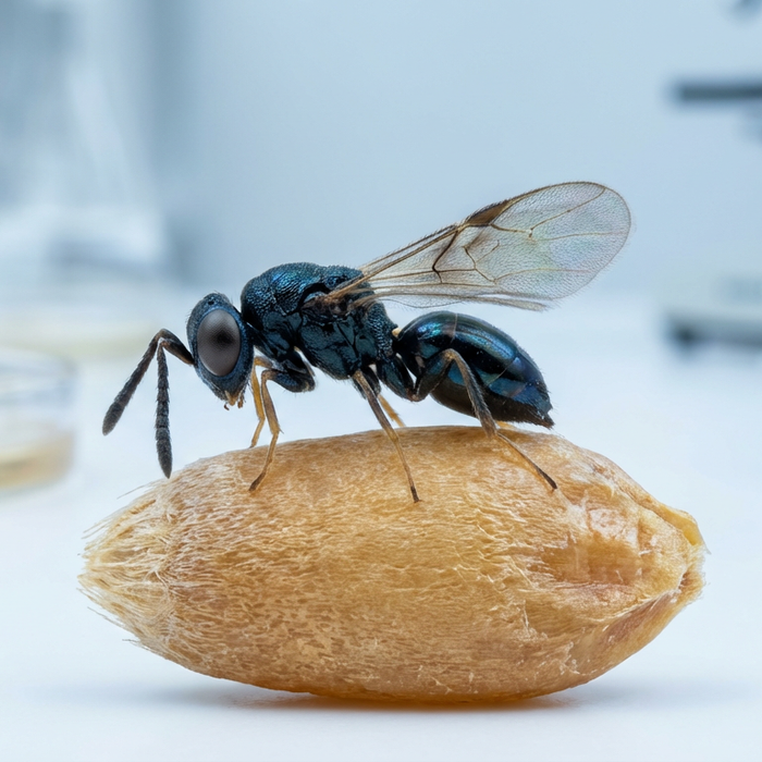Lagererzwespen im Schlafzimmer: Vorratsschädlinge in Kissen biologisch bekämpfen
