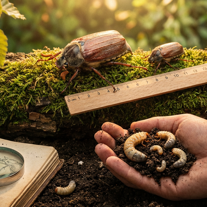 Maikäfer Größe: Alles über Maße, Engerlinge und Artunterschiede
