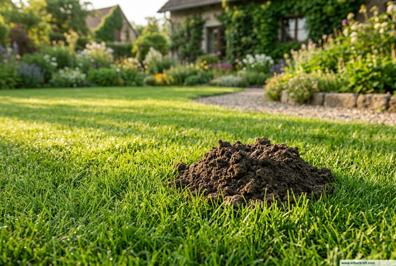 Maulwurf vertreiben: Effektive und legale Methoden für den Garten