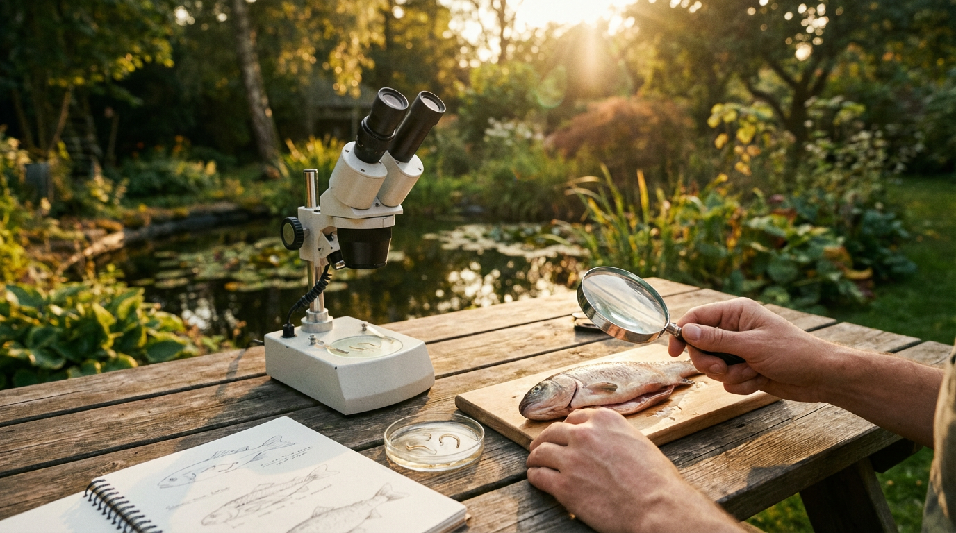 Nematoden beim Fisch: Diagnose, Behandlung & Zoonose-Gefahr