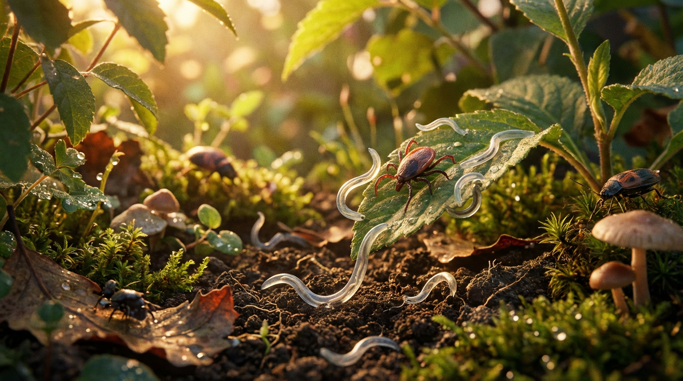 Nematoden gegen Zecken: Biologische Bekämpfung im Garten
