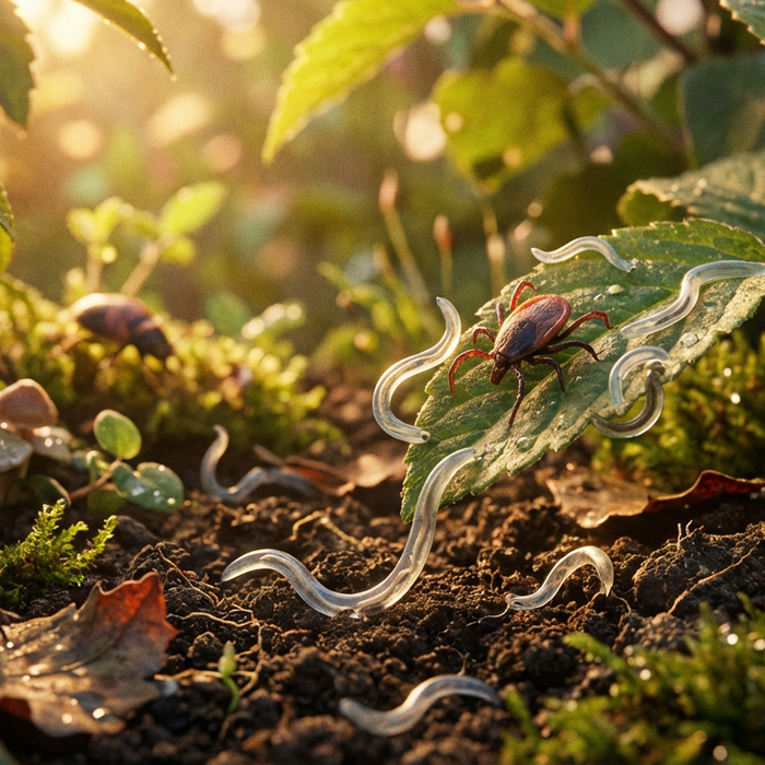 Nematoden gegen Zecken: Biologische Bekämpfung im Garten