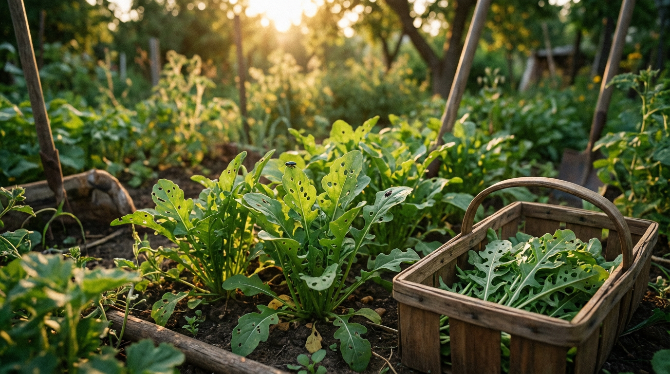 Rucola Erdflöhe essbar? Was Sie bei Lochfraß wissen müssen