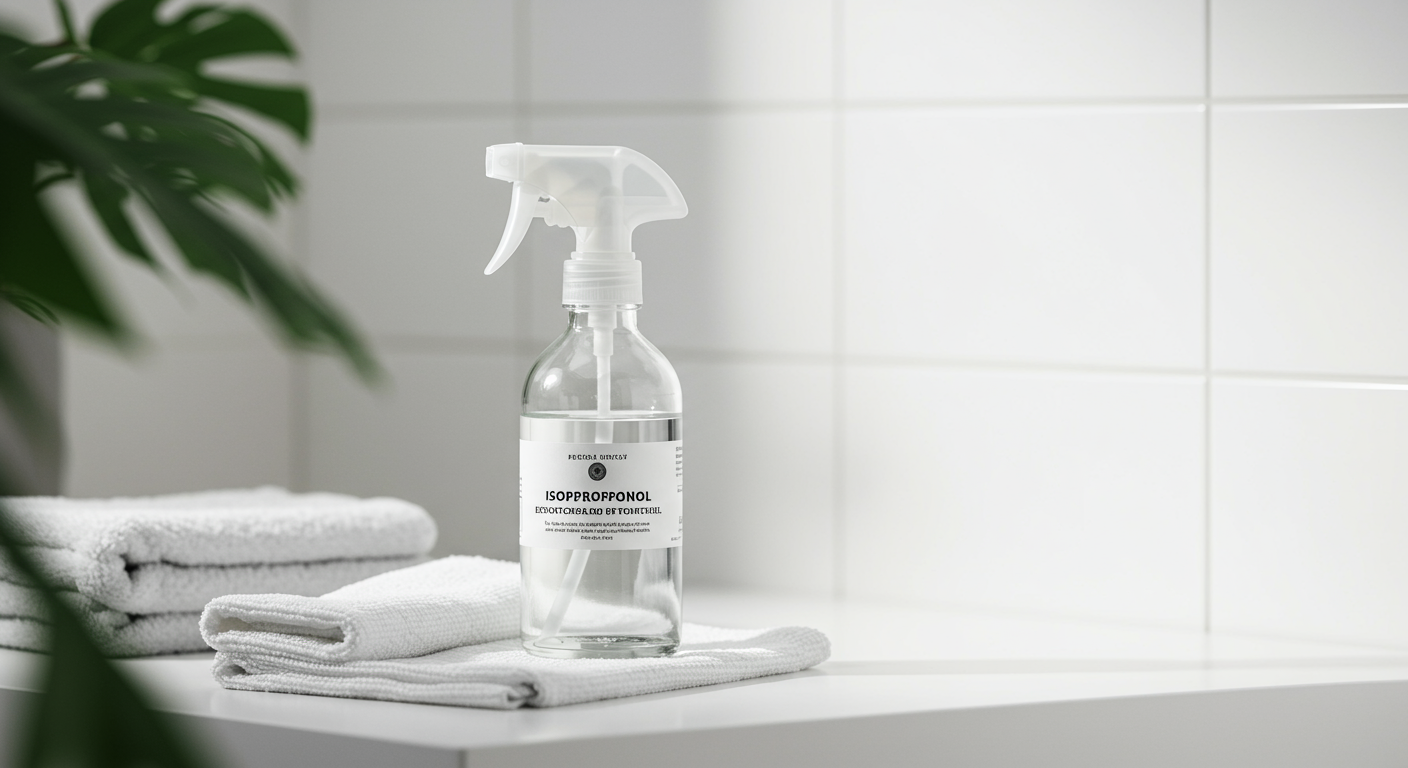 Schimmel mit Alkohol und Isopropanol entfernen