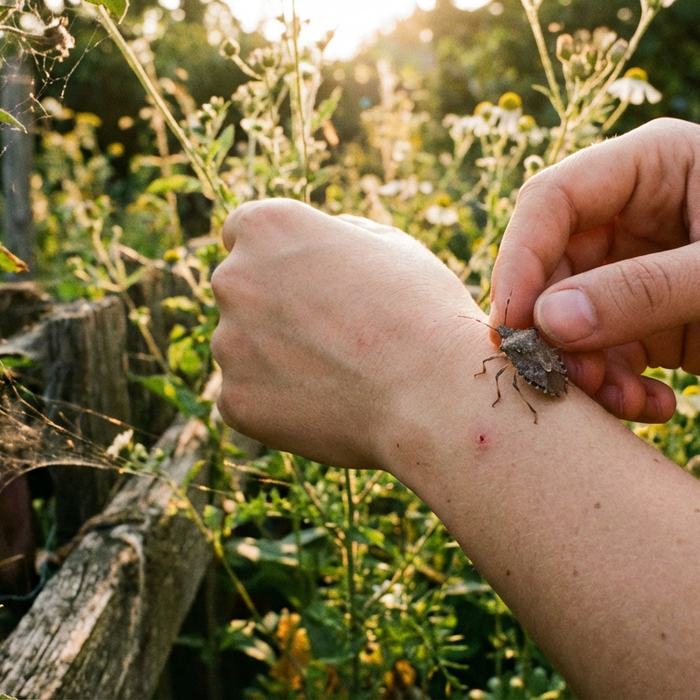 Stinkwanzen Biss: Können die Insekten Menschen stechen?