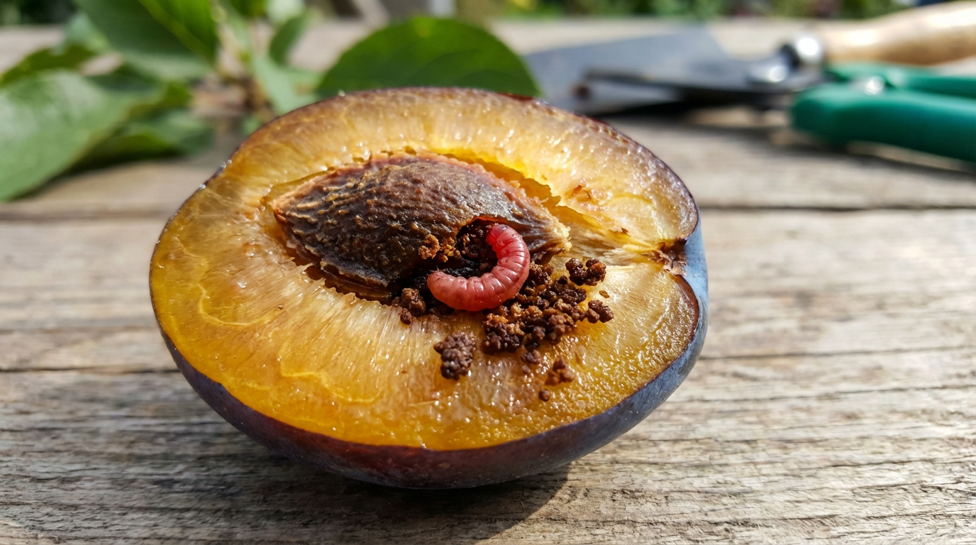 Pflaumenwickler Raupe: Schadbild erkennen und den Schädling biologisch bekämpfen