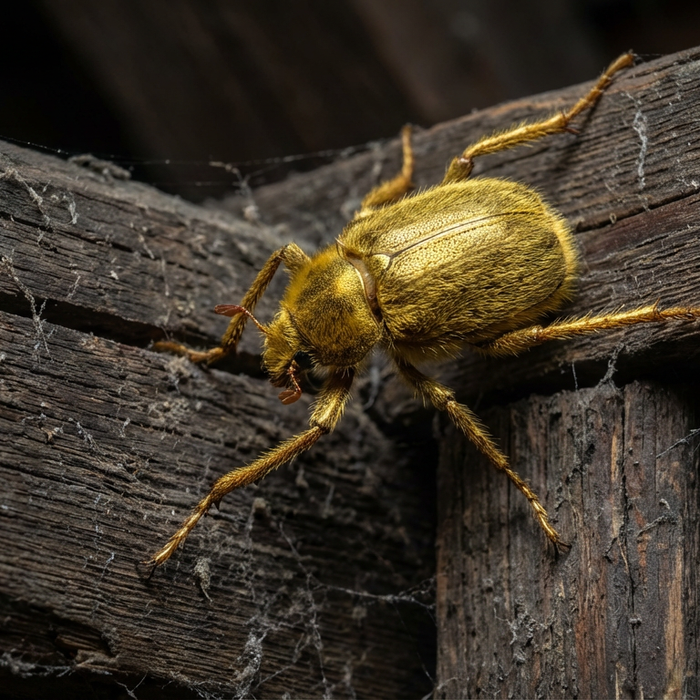 Ursache Messingkäfer: Warum der goldene Schädling Ihr Haus bewohnt