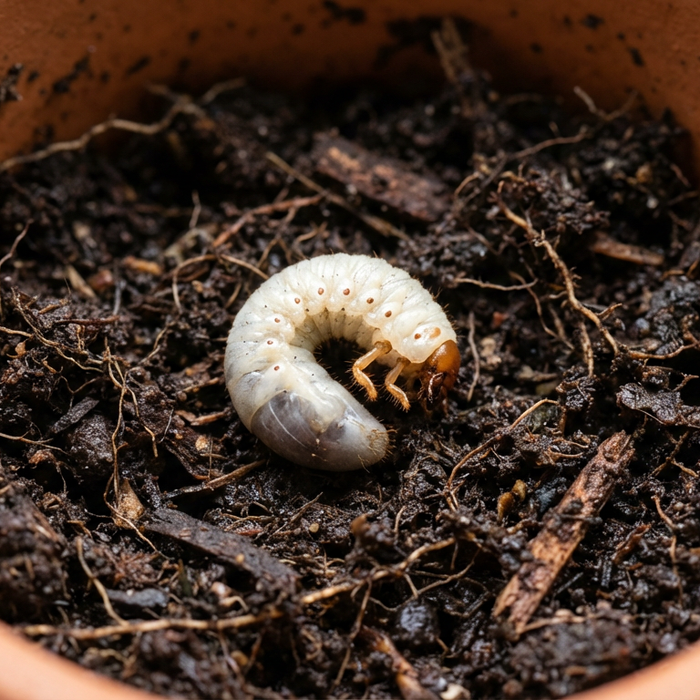 Engerlinge im Blumentopf: Erkennen, bekämpfen und Pflanzen retten