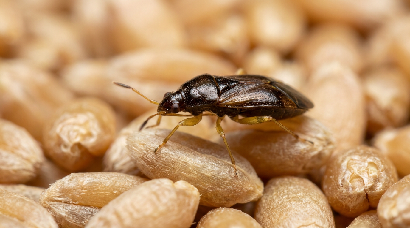 Können Lagerpiraten fliegen? Alles über den Nützling Xylocoris flavipes