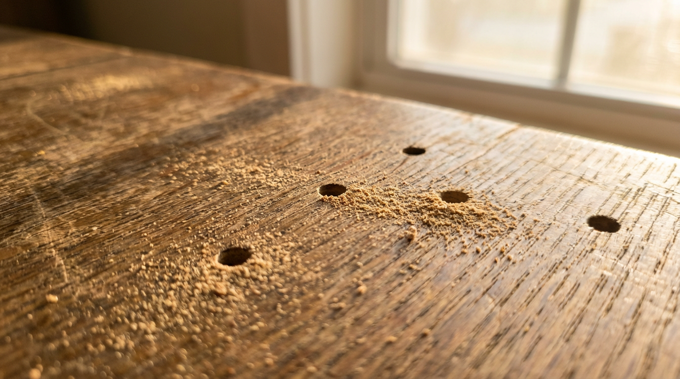 Hausmittel gegen Holzwurm: Was wirklich hilft und wann der Profi ran muss