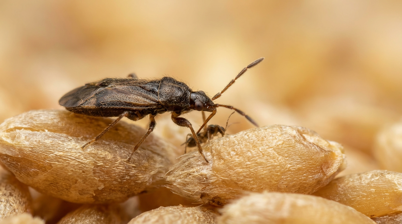 Was sind Lagerpiraten? Alles über Xylocoris flavipes im Vorratsschutz