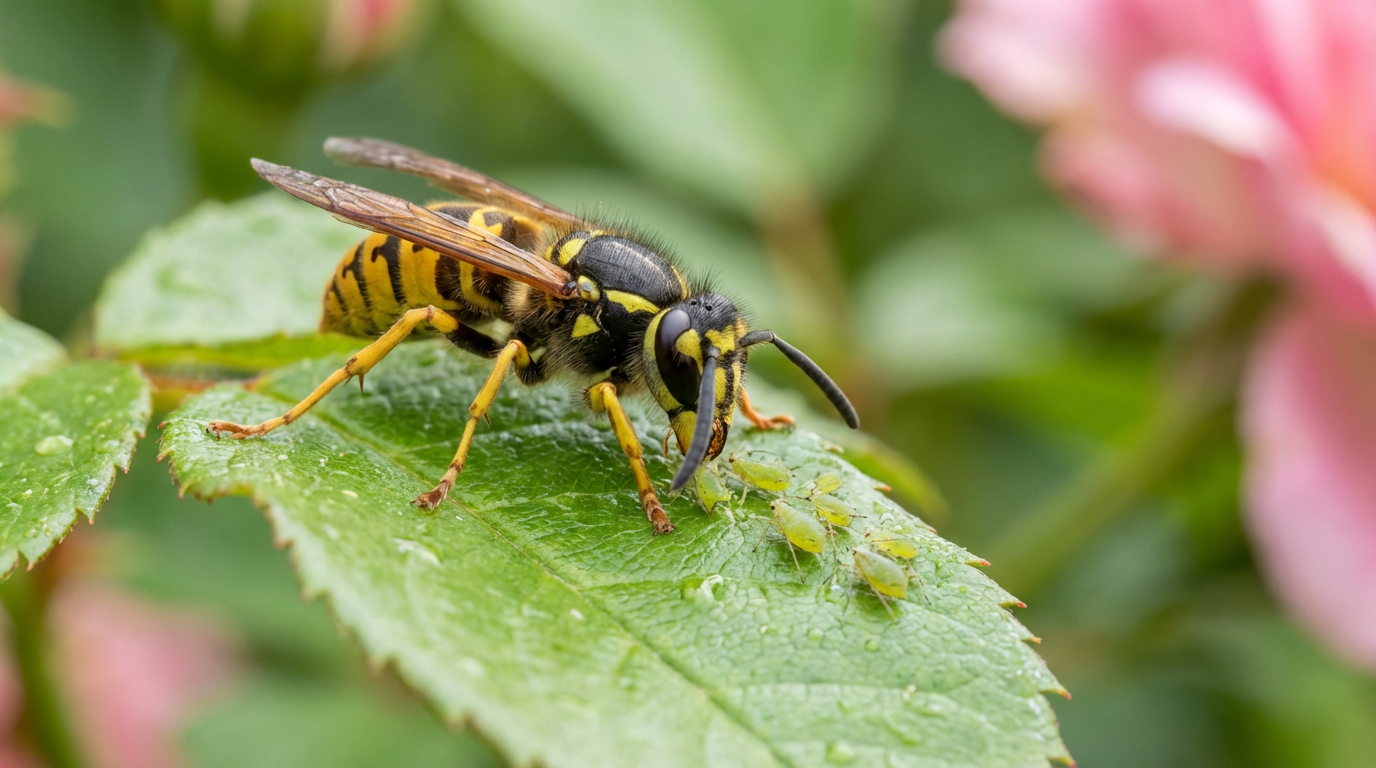 Fressen Wespen Blattläuse? Natürliche Schädlingsbekämpfung im Garten-Check
