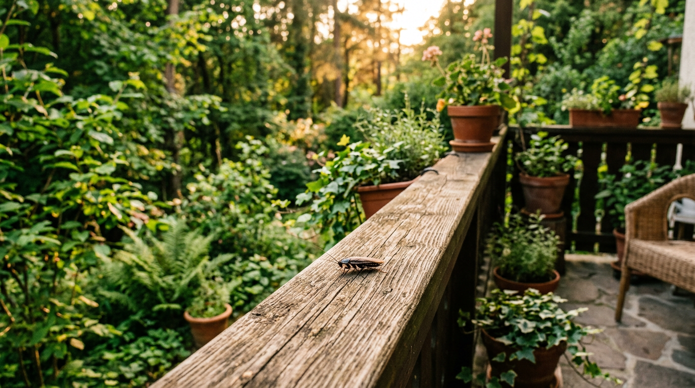 Waldschabe auf Balkon und Terrasse: Ursachen und was hilft