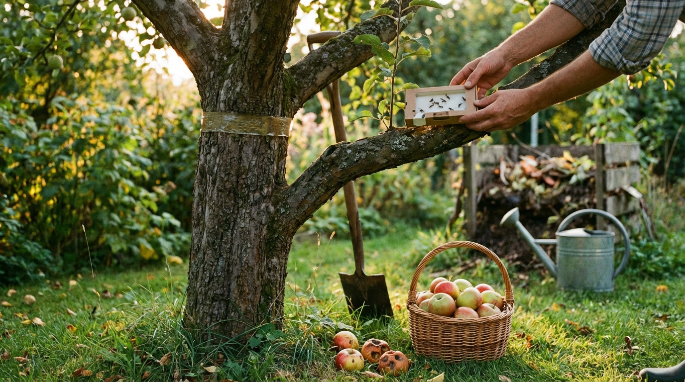 Wie kann ich Maden am Apfelbaum bekämpfen: Strategien für gesunde Ernten