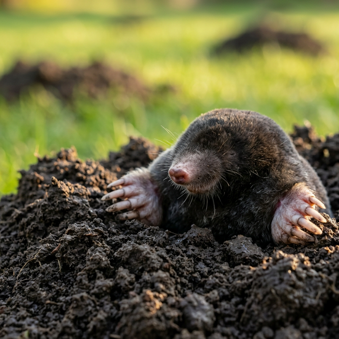 Wie tief gräbt ein Maulwurf? Alles über Gänge und Erdhügel