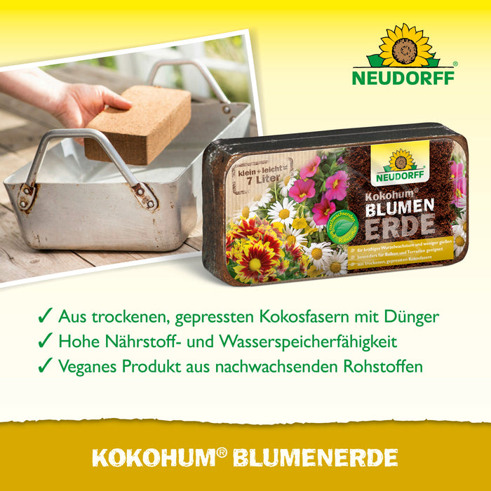 Neudorff Kokohum BlumenErde - Silberkraft