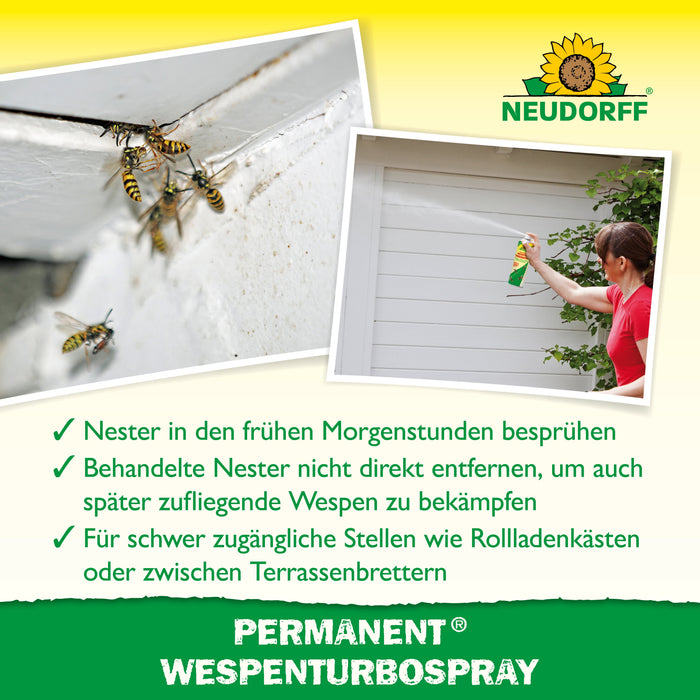 Neudorff Permanent WespenTURBOSpray - Silberkraft