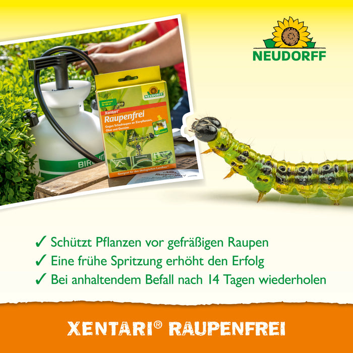 Neudorff Xentari Raupenfrei - Silberkraft