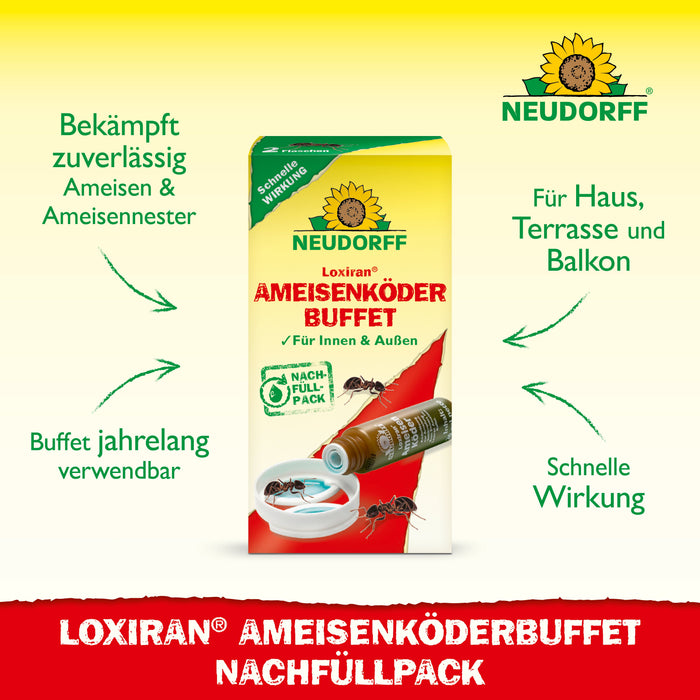 Neudorff Loxiran Ameisenköderbuffet Nachfüllpack - Silberkraft