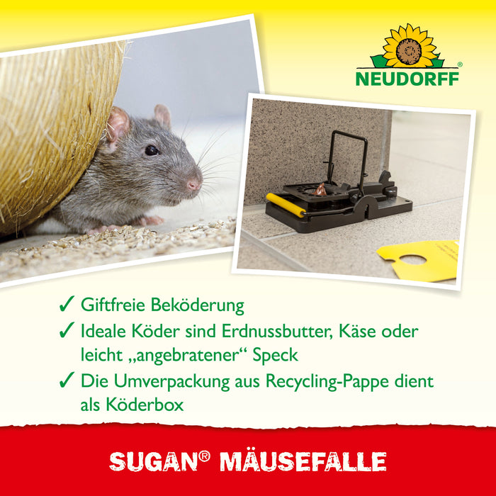 Neudorff Sugan MäuseFalle - Silberkraft