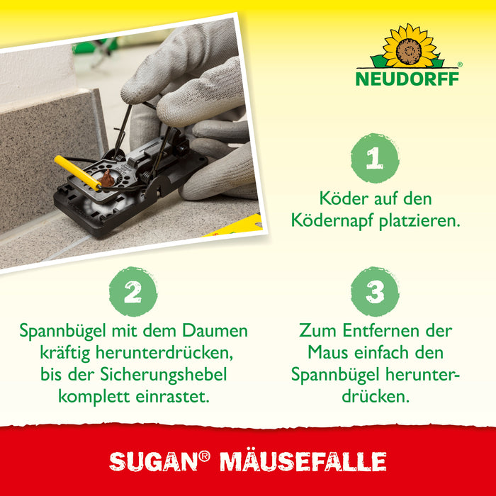 Neudorff Sugan MäuseFalle - Silberkraft
