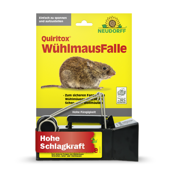 Neudorff Quiritox WühlmausFalle - Silberkraft