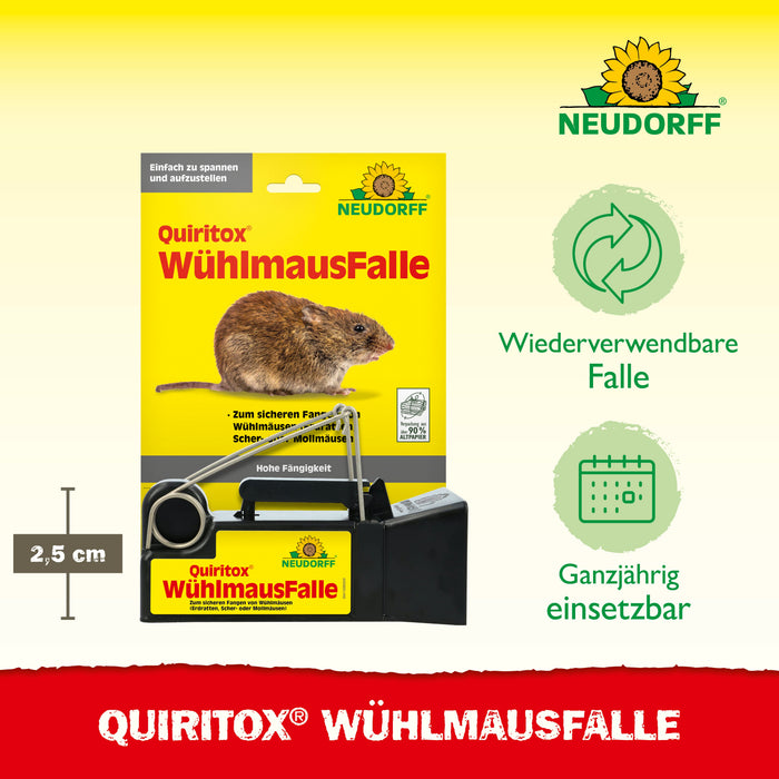Neudorff Quiritox WühlmausFalle - Silberkraft