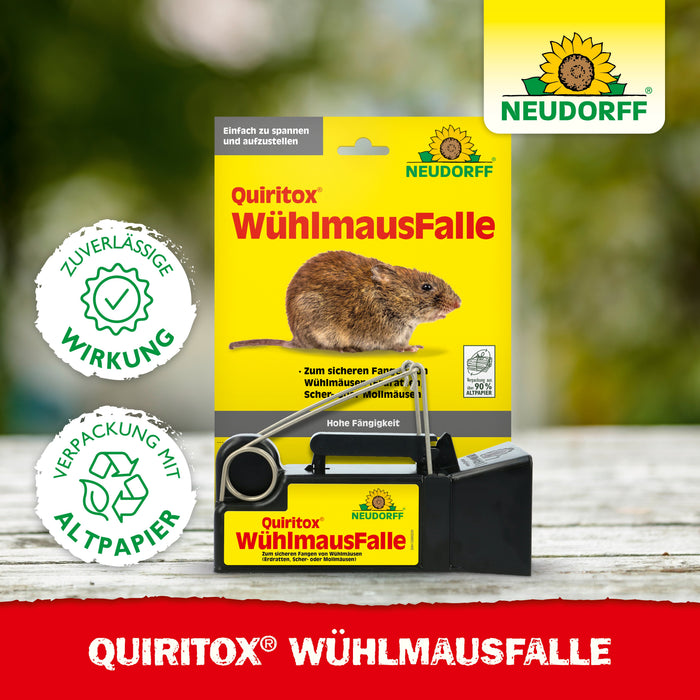 Neudorff Quiritox WühlmausFalle - Silberkraft