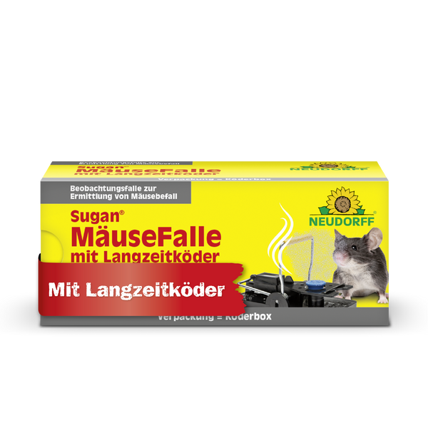 Neudorff Sugan MäuseFalle mit Langzeitköder - Silberkraft