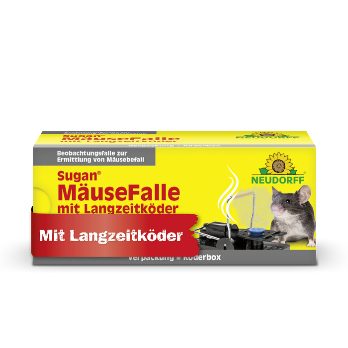 Neudorff Sugan MäuseFalle mit Langzeitköder - Silberkraft