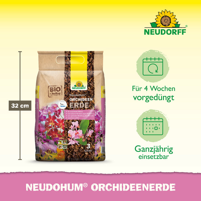 Neudorff NeudoHum OrchideenErde - Silberkraft