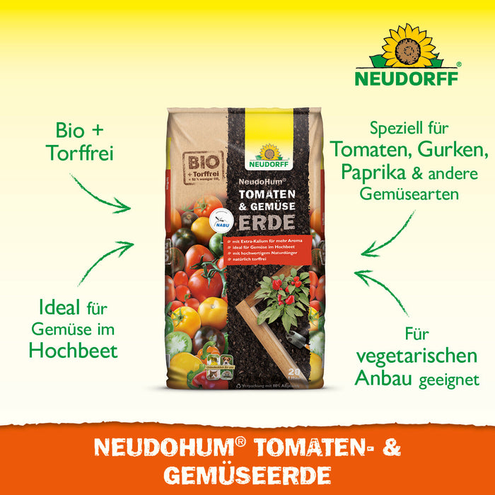 Neudorff NeudoHum Tomaten- & GemüseErde - Silberkraft