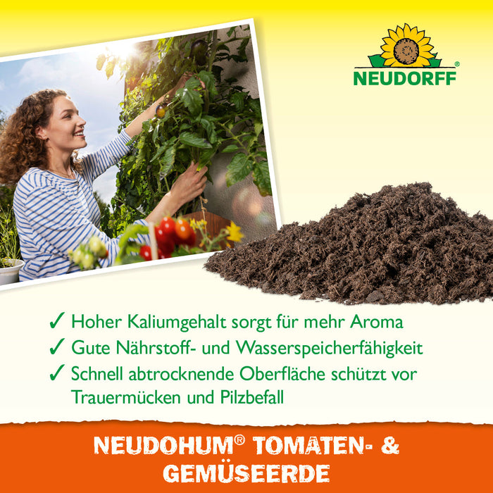 Neudorff NeudoHum Tomaten- & GemüseErde - Silberkraft