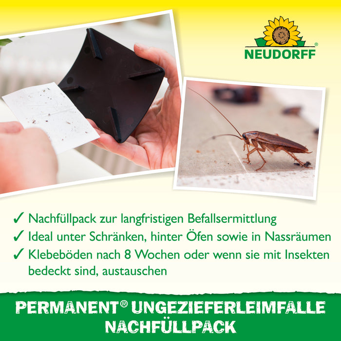 Neudorff Permanent UngezieferLeimFalle Nachfüllpack - Silberkraft