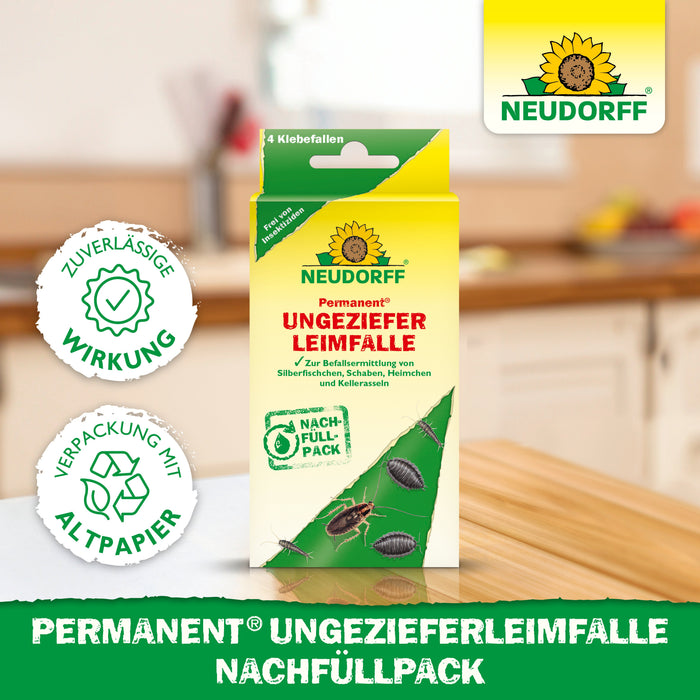 Neudorff Permanent UngezieferLeimFalle Nachfüllpack - Silberkraft